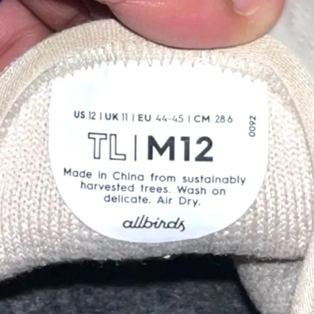 Allbirds‎ Tree Loungers TL Kaikoura White Men's 12